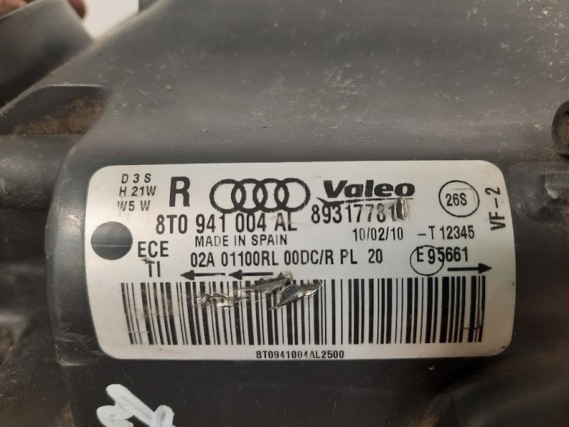 Proiettore ANT DX 8T0 941 004 AL Audi A5 8T3 2008