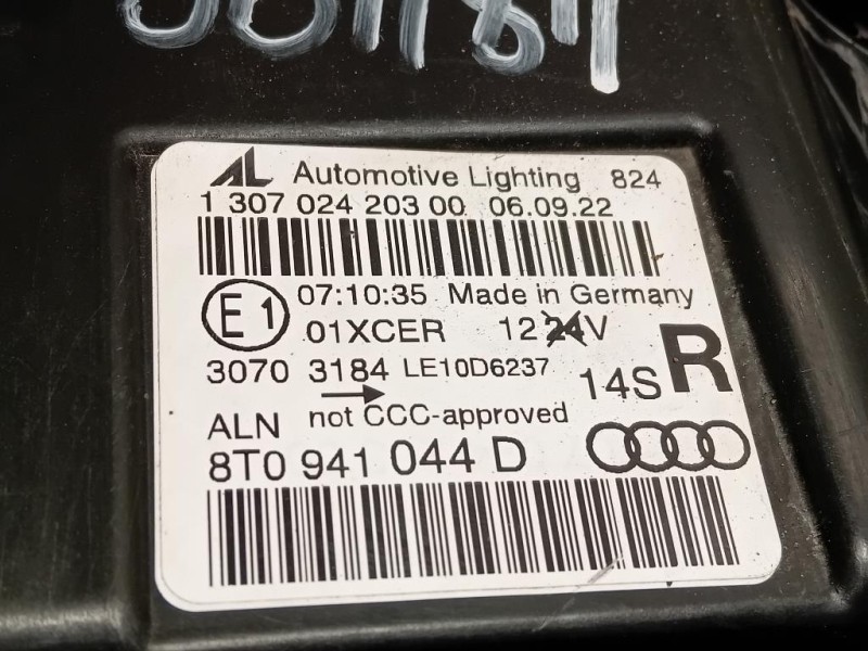 Proiettore ANT DX 8T0941044 XENON Audi A5 8TA Sportback 2012