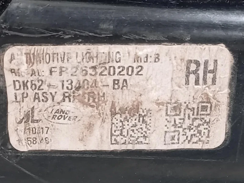 Fanale POST DX DK62-13404-BA Land Rover Range Rover Sport III 2014