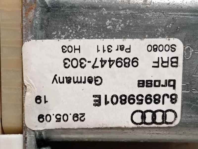 Alzacristallo Porta ANT DX 8J8959804E Audi TT 8J3 2007