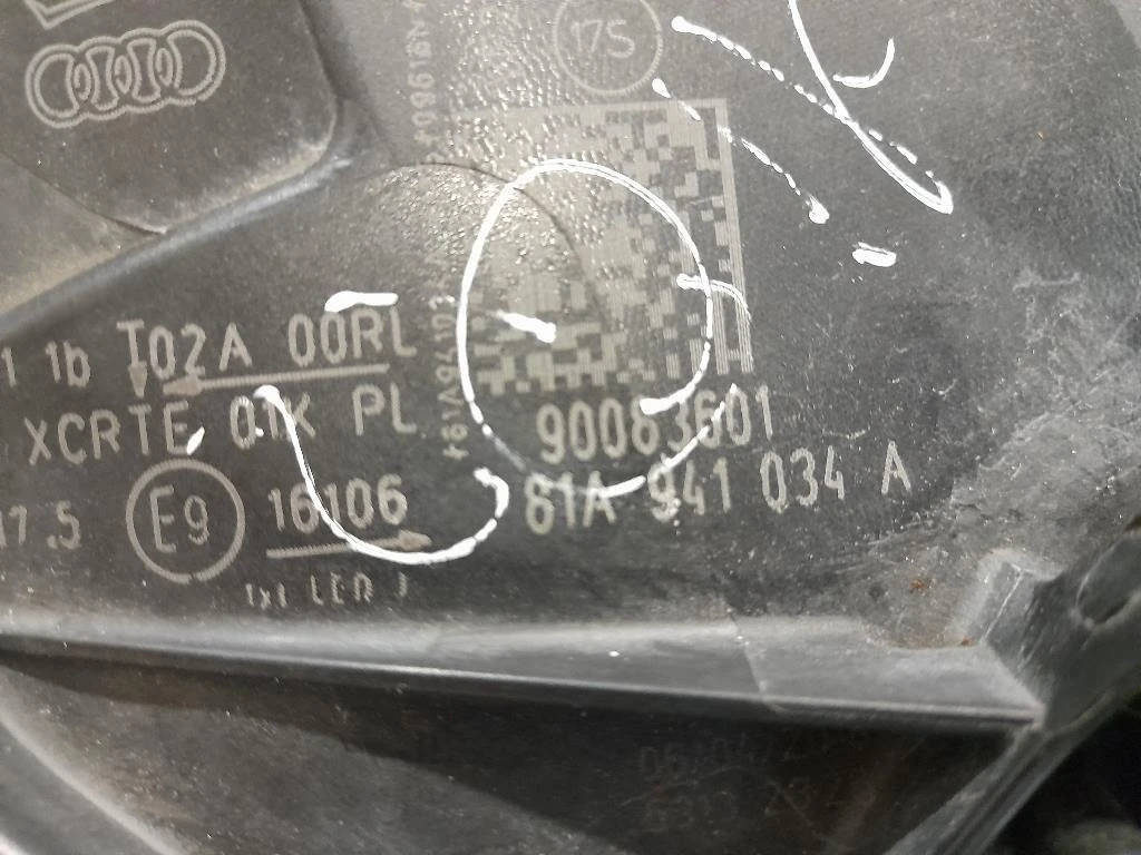 Proiettore ANT DX 81A941034A Audi Q2 GAB 2016