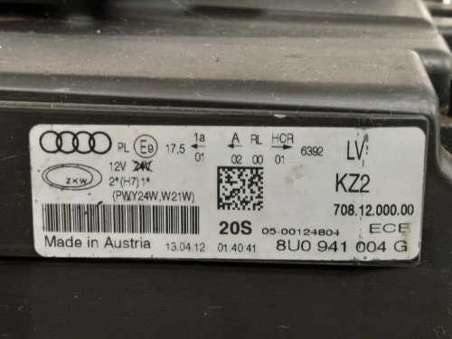 Proiettore ANT DX 8U0941004G Audi Q3 8UB 2012