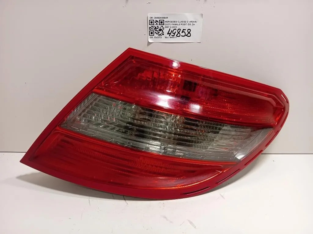 Fanale POST DX 2048203064R Mercedes Classe C W204 2007
