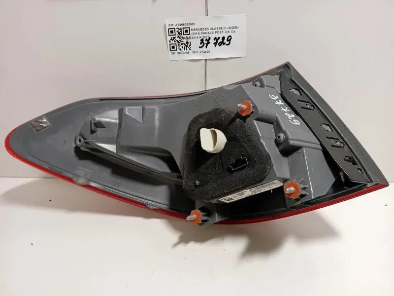 Fanale POST DX A2059060657 Mercedes Classe C W205 2014