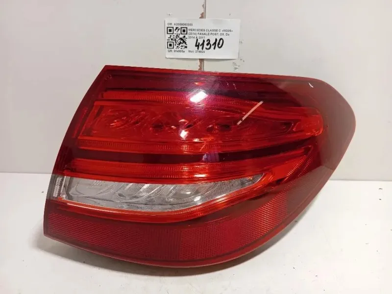 Fanale POST DX A2059060303 Mercedes Classe C W205 2014