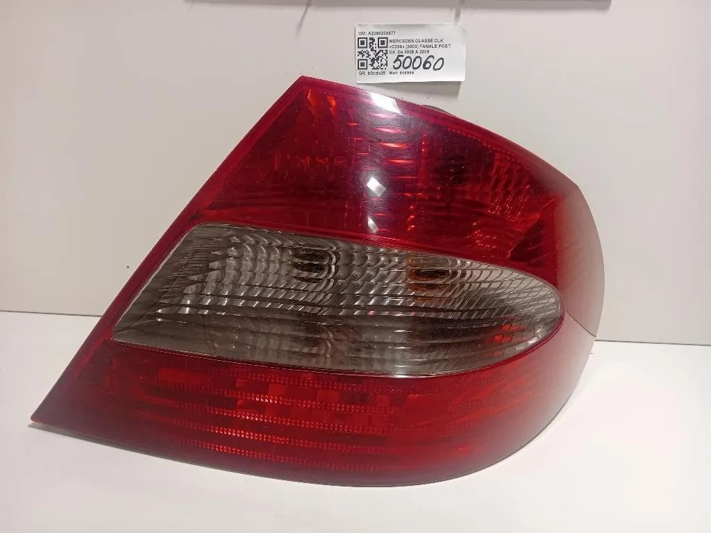 Fanale POST DX A2098200877 Mercedes Classe CLK C209 2003