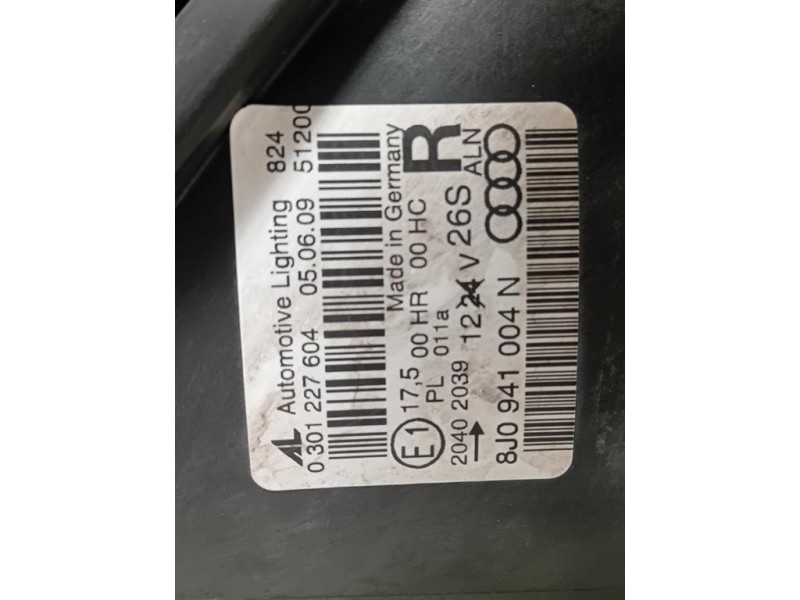 Proiettore ANT DX 8J0941004N Audi TT 8J3 2007