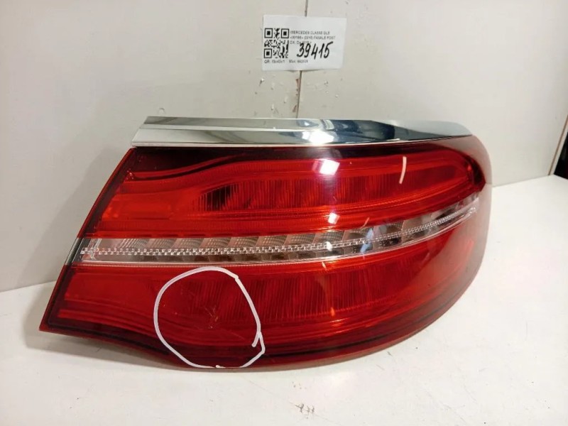 Fanale POST DX  Mercedes Classe GLE W166 2015