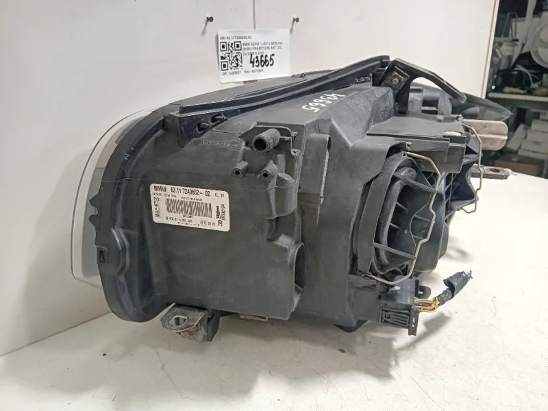 Proiettore ANT DX 63117249652-02 Bmw Serie 1 E87 Berlina 2005