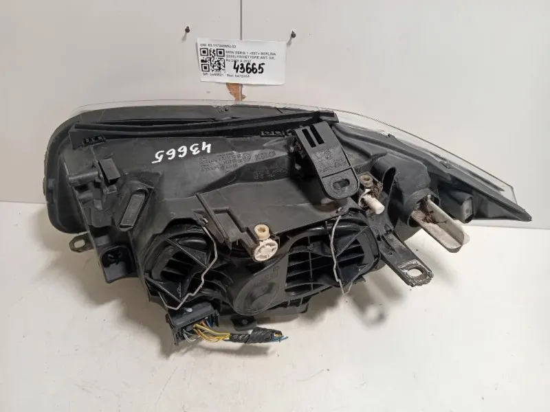 Proiettore ANT DX 63117249652-02 Bmw Serie 1 E87 Berlina 2005