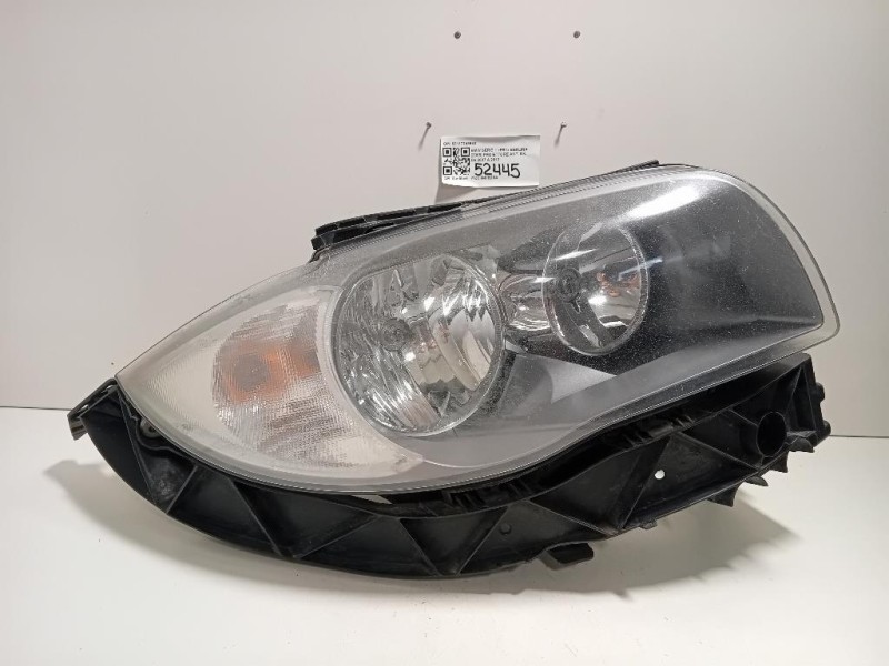 Proiettore ANT DX 63117249652 Bmw Serie 1 E87 Berlina 2005