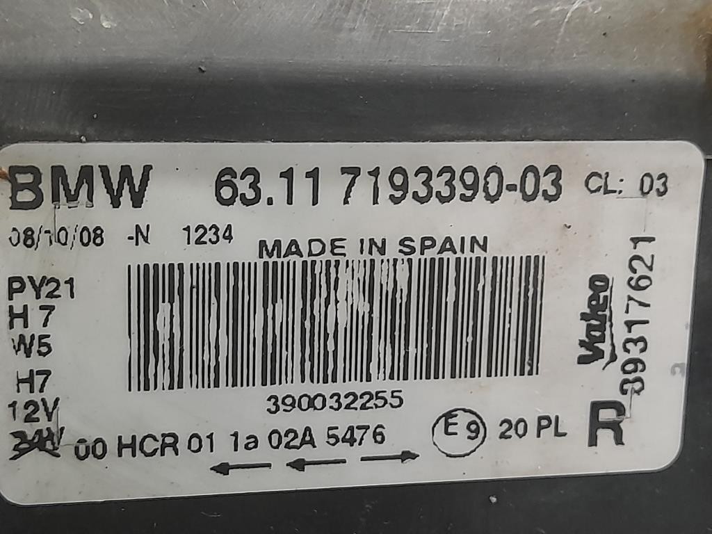 Proiettore ANT DX 89317621 Bmw Serie 1 E87 Berlina 2005