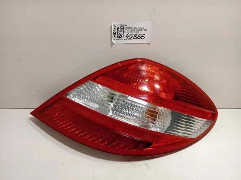 Fanale POST DX A1718200264 Mercedes Classe SLK R171 2004