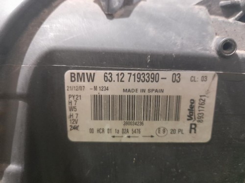 Proiettore ANT DX 7193390 Bmw Serie 1 E87 Berlina 2005