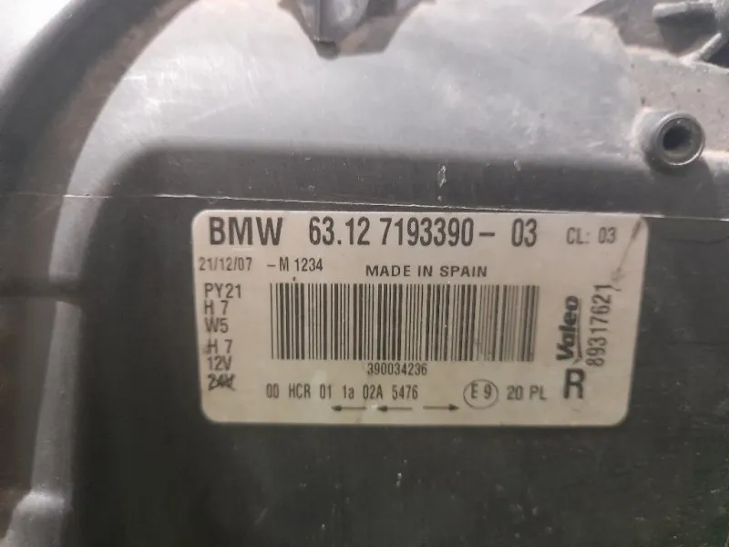 Proiettore ANT DX 7193390 Bmw Serie 1 E87 Berlina 2005