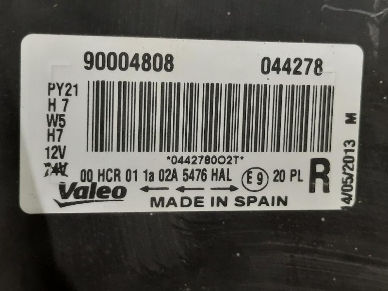 Proiettore ANT DX 90004808 63117249652 Bmw Serie 1 E87 Berlina 2005