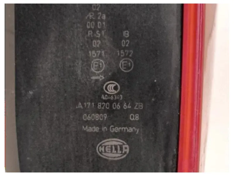 Fanale POST DX 158366 Mercedes Classe SLK R171 2004