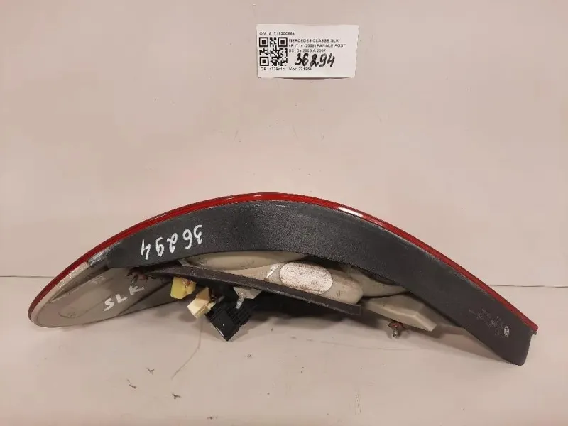 Fanale POST DX A1718200664 Mercedes Classe SLK R171 2008
