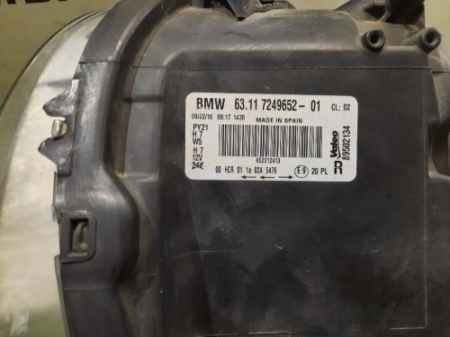 Proiettore ANT DX 63117249652-01 Bmw Serie 1 E87 Berlina 2005