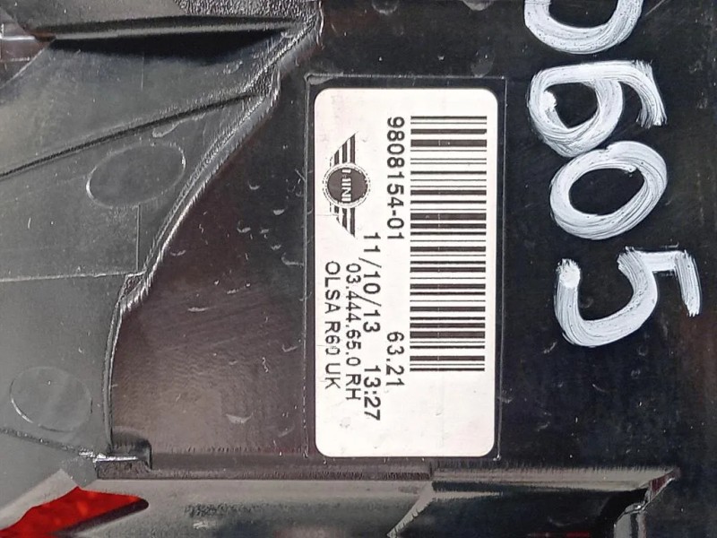 Fanale POST DX 980815401 Mini Countryman Cooper R60 2010