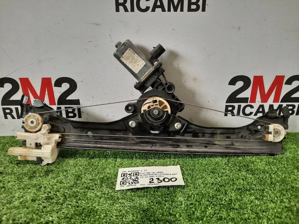 Alzacristallo Porta ANT DX 52089869 Fiat 500 II 2008