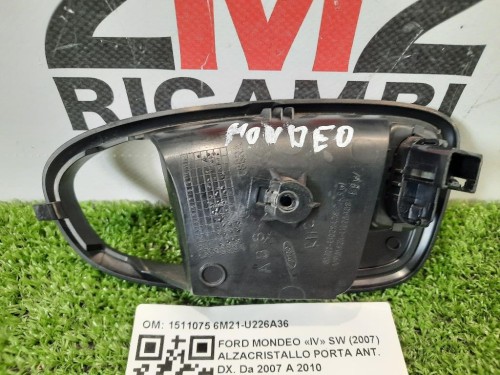 Alzacristallo Porta ANT DX 52089869 Fiat 500 II 2008