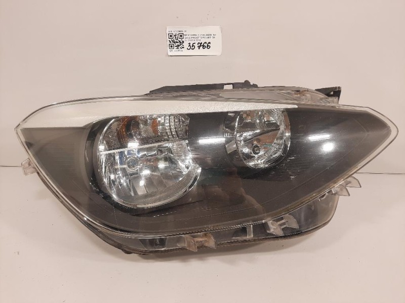 Proiettore ANT DX 7229686-08 Bmw Serie 1 F20 Berlina 2012