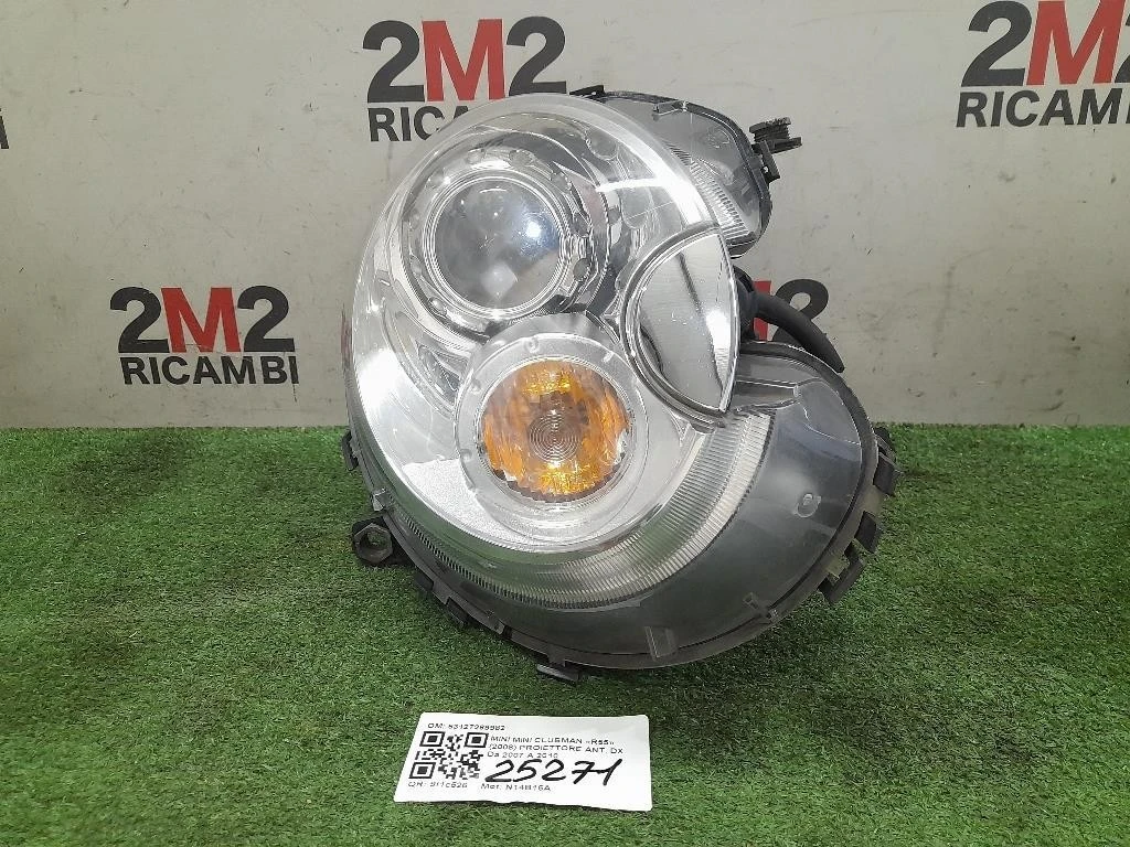 Proiettore ANT DX 63127269982 Mini MINI Clubman R55 2008