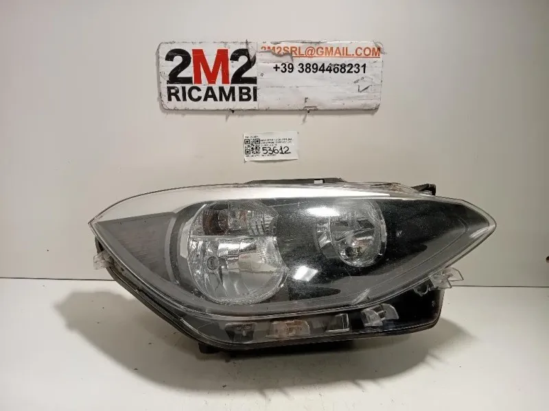 Proiettore ANT DX 7229686 Bmw Serie 1 F20 Berlina 2012