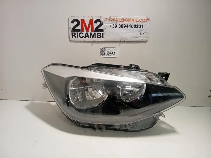 Proiettore ANT DX 7229686-08 Bmw Serie 1 F20 Berlina 2012