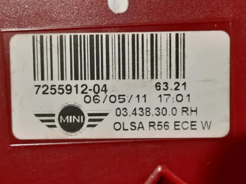 Fanale POST DX 7255910-05 Mini MINI Cooper R56 2007