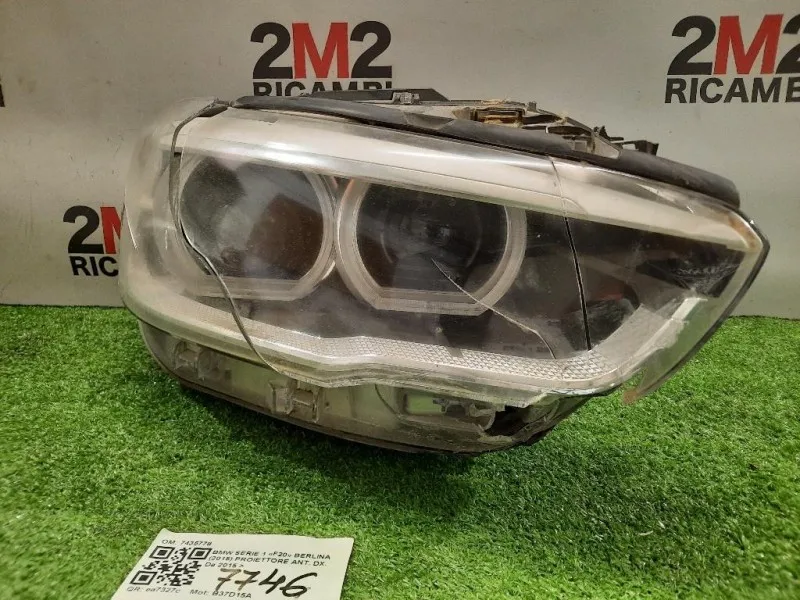Proiettore ANT DX 7435778 Bmw Serie 1 F20 Berlina 2015