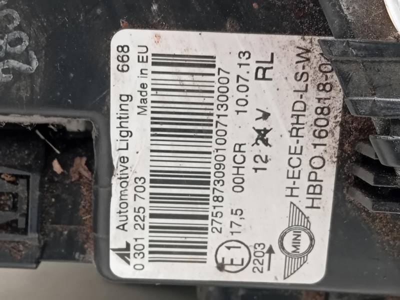Fanale POST DX 725591205 Mini MINI Cooper R56 2007