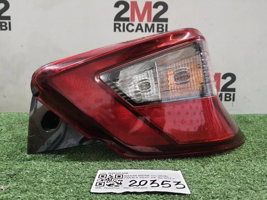 Fanale POST DX 265505FA0A Nissan Micra V 2016