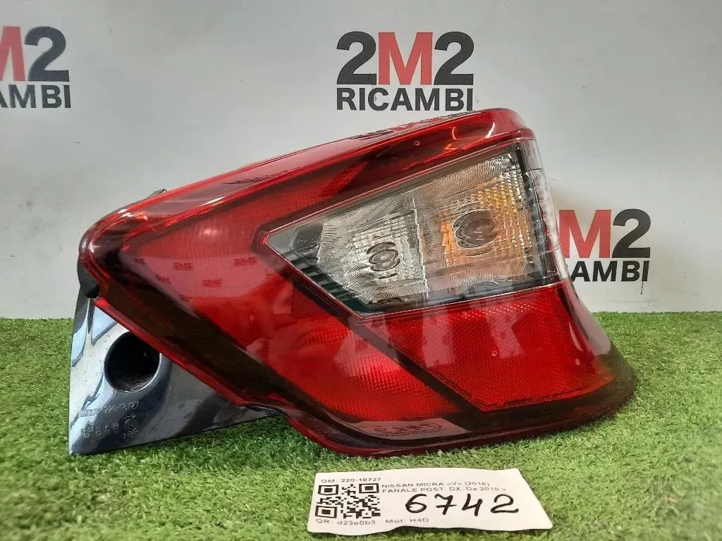 Fanale POST DX 220-18727 Nissan Micra V 2016