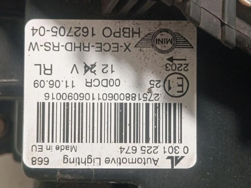 Proiettore ANT DX 0301225674 Mini MINI ONE R56 2007