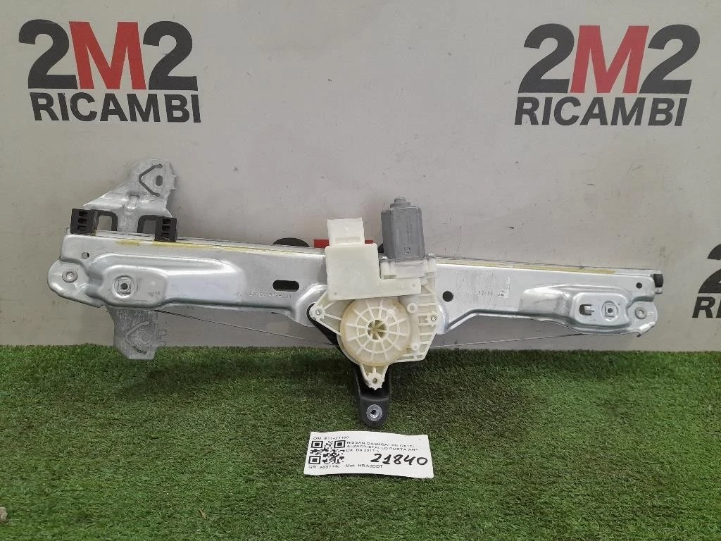 Alzacristallo Porta ANT DX E11421100 Nissan Qashqai I 2010