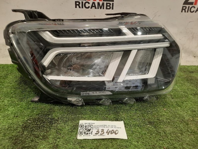 Proiettore ANT DX 260106194R Dacia Duster II 2018