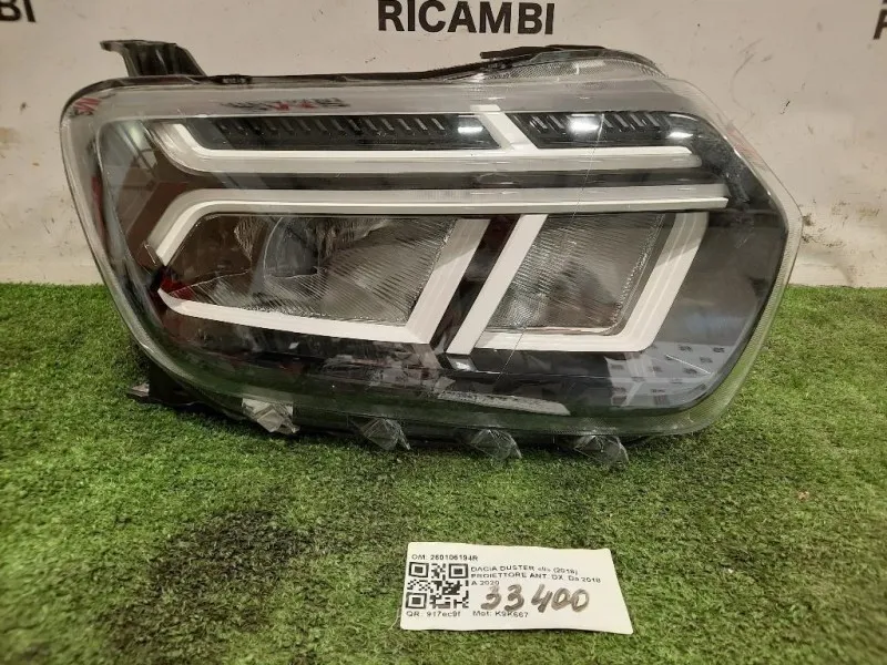 Proiettore ANT DX 260106194R Dacia Duster II 2018