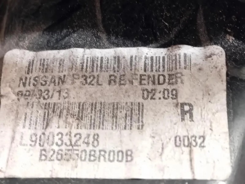 Fanale POST DX L90033248 Nissan Qashqai II 2014