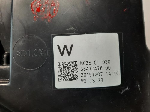 Proiettore ANT DX 6000636478 Fiat 124 Spider II 2016