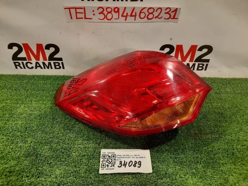 Fanale POST DX 1090098 Opel Astra J 2012