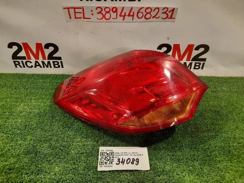 Fanale POST DX 1090098 Opel Astra J 2012
