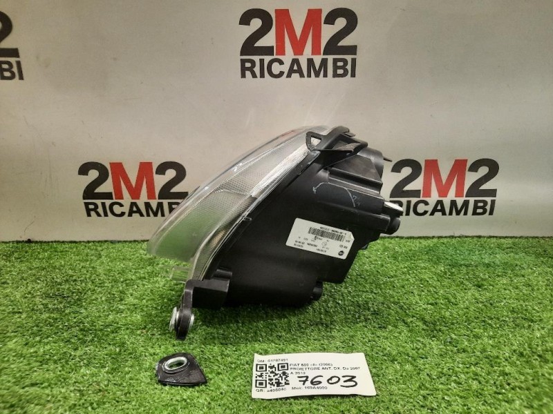 Proiettore ANT DX 51787491 Fiat 500 II 2008