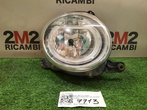 Proiettore ANT DX 51787491 Fiat 500 II 2008