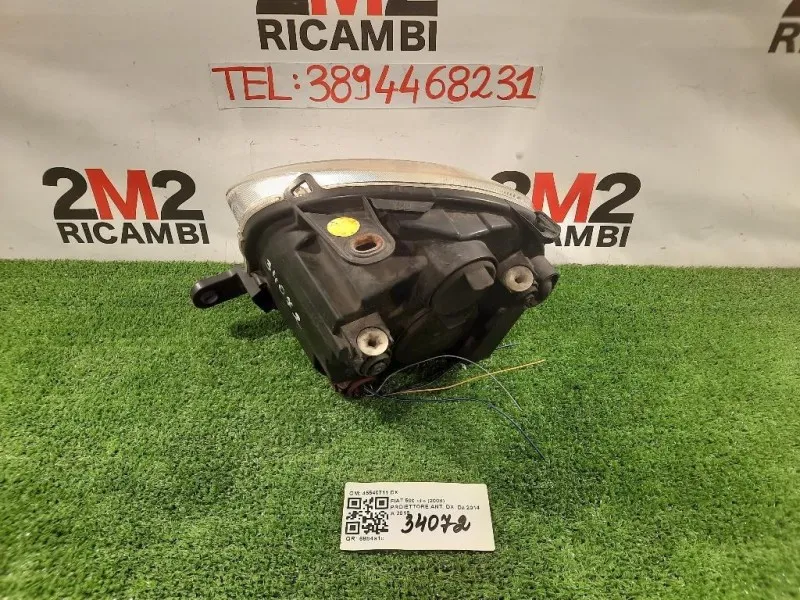 Proiettore ANT DX 45540711 DX Fiat 500 II 2008