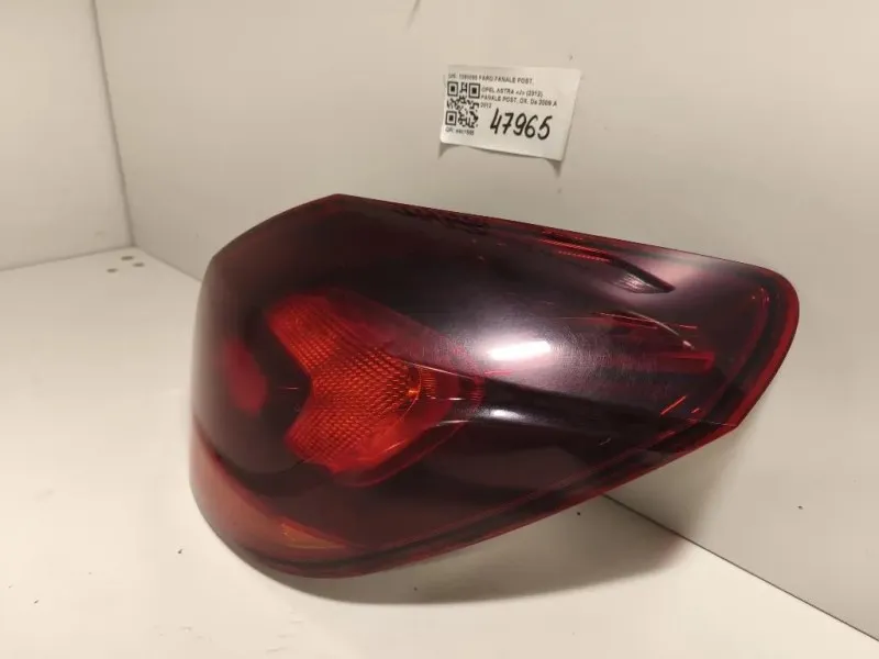 Fanale POST DX 1090098 FARO FANALE POST Opel Astra J 2012