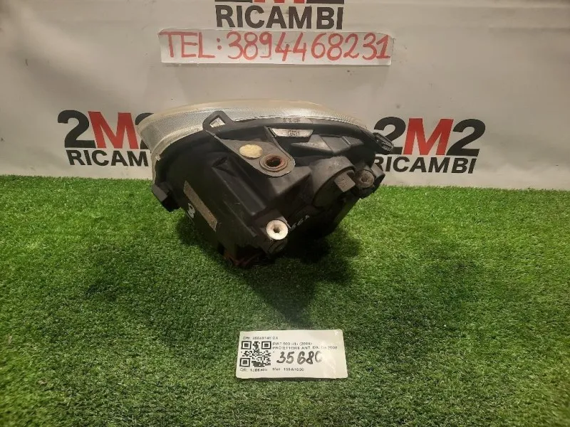 Proiettore ANT DX 45540748 DX Fiat 500 II 2008