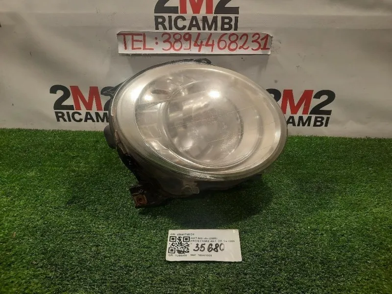 Proiettore ANT DX 45540748 DX Fiat 500 II 2008