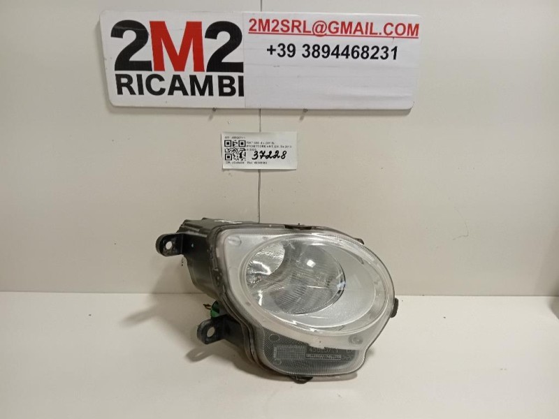 Proiettore ANT DX 45520711 Fiat 500 II 2015